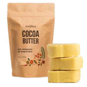unrefined cocoa butter for skin