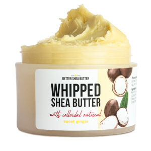 pure shea butter whipped and creamy balm for dry skin